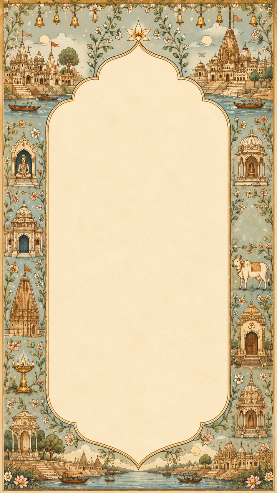 Wedding artwork 5: illustrated Indian heritage
